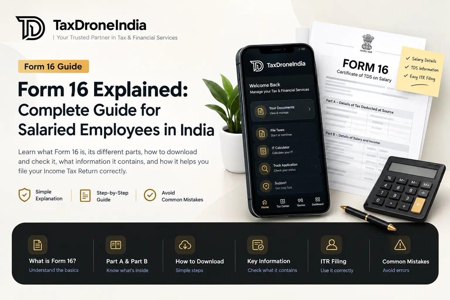 Form 16 Explained: Complete Guide to Form 16 for Salaried Employees in India